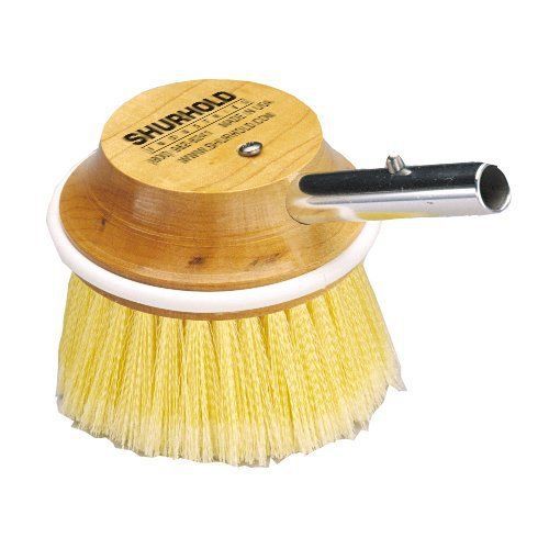 Shurhold 50 5&#034; round brush with soft yellow polystyrene bristles for sale