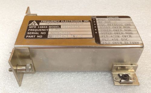 Frequency Electronics Inc. FE-2162A 8 MHz Crystal Oscillator