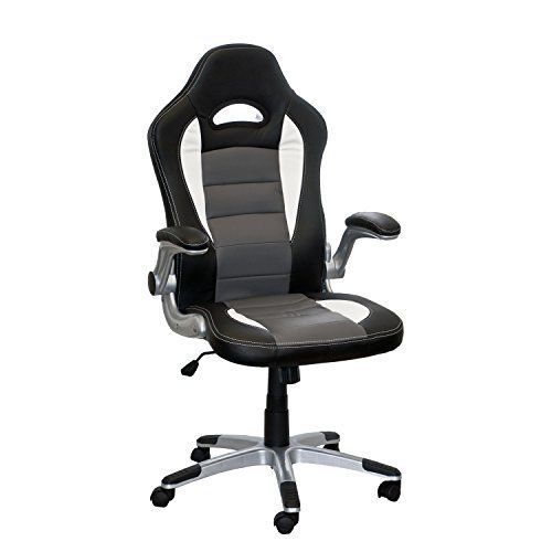 Aleko alc2525bl high back office chair ergonomic computer desk for sale