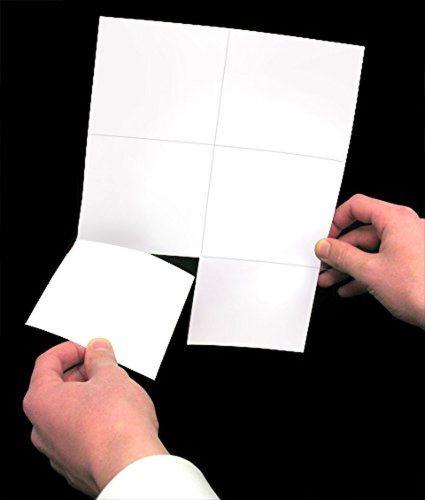 Inventory Laser Blank Card Tags, White Perforated Cards, Tags for Laser printer,