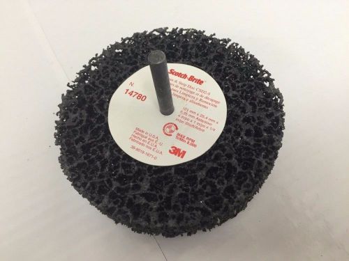 3m clean and strip 4&#034; disc, 1/4&#034; shank pn 14780 - new, free shipping! for sale