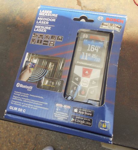Bosch GLM 50 C Bluetooth 165 Ft. Laser Measure  NEVER USED
