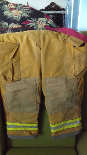 Globe firefighter pants / turnout gear with suspenders 38x28 for sale
