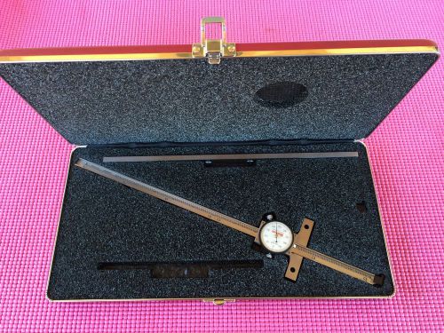 Starrett 12 inch depth micrometer model 450 with 12 inch base.machinist tools