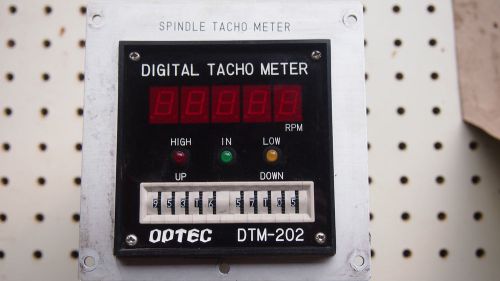 OPTEC DTM-202 DIGITAL TACHO METER #270