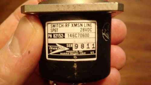 Transco Switch RF  XMSN Line SP6T 28VDC 82152-146C70600 DC -18 GHz