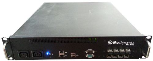 Mu Dynamics Mu-8000 Network Performance and Security Testing Appliance