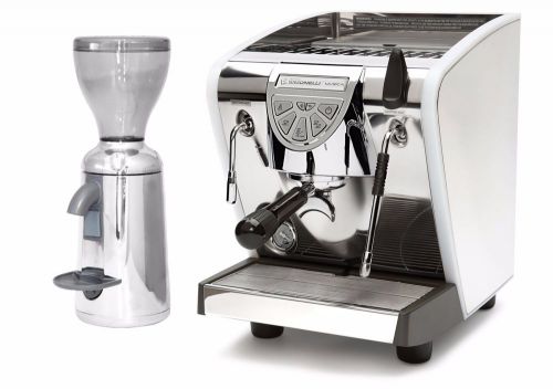 Nuova simonelli musica lux espresso hx coffee machine 58mm&amp; grinta 110v silver for sale