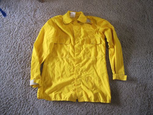 Nomex Crew Boss shirt size mens Small Yellow Wildland Fire