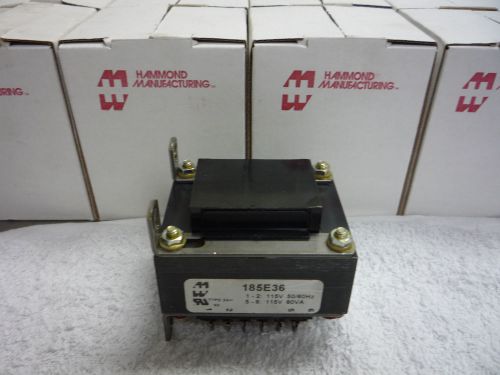 Hammond 185E36 Power Transformer 115V Chassis Mount, in factory box! 185 Series
