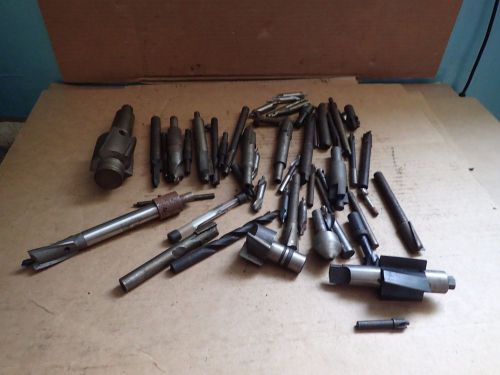 50 pc Lot Machinist Tools Counterbores Spotting Combination Drills Up To 2-1/8&#034;