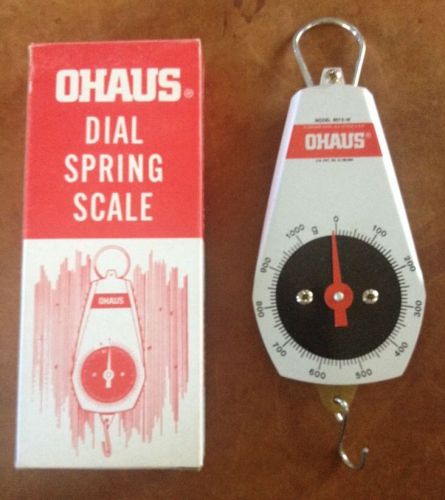 Ohaus 8013-M Dial Spring Mechanical Scale, Cap. 0-1000g Made in the USA