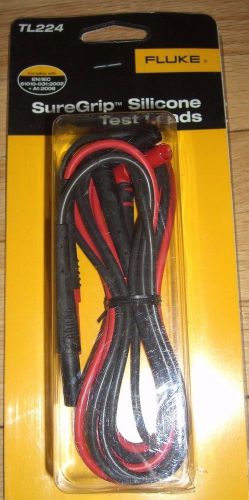Fluke TL224 SureGrip Silicone Test Leads **NEW IN PACKAGING**