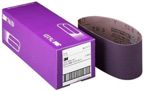 Cubitron 81400  y weight filmlok cloth belt, 60 grade, 3 by 21-inch, purple, 5 for sale