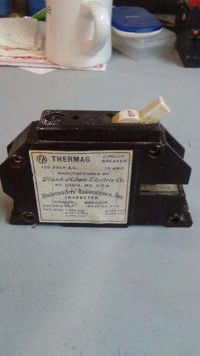 Thermag Circuit Breaker 15 Amp Single Pole used