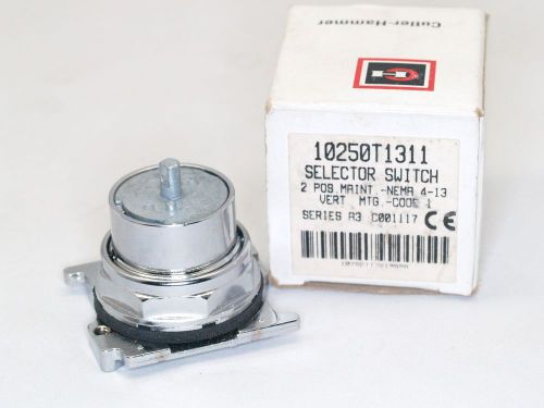 Eaton, cutler-hammer  10250t1311 selector switch 2 pos. maint. less knob for sale