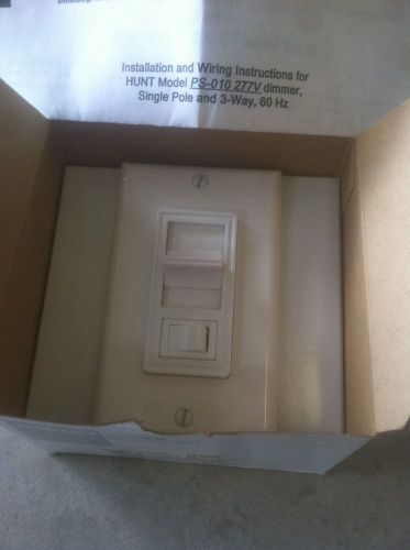 PS-010-277V-WH Hunt Electronic Light Slide Dimmer Switch 3-Way White