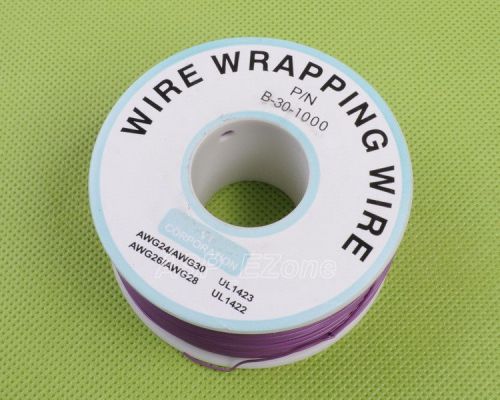 Purple 300m ?0.5mm inner ?0.25mm Single strand Copper Wire Tin-plated PVC New