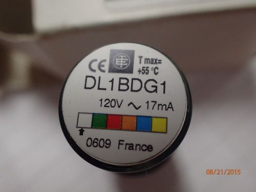 Telemecanique DL1 BDG1 .. 011806 .. LED Cluster Lamp .. White .. 120v  (NIB)