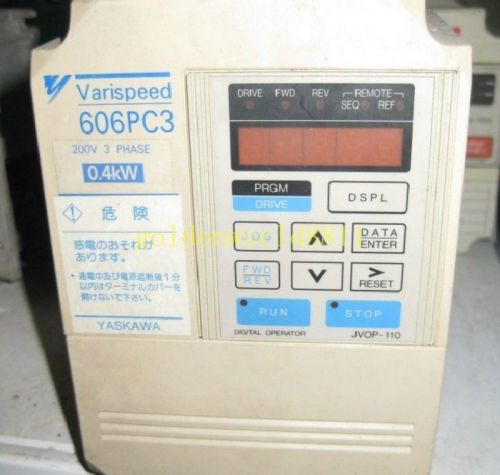 Yaskawa inverter 606PC3 CIMR-PCA20P4 220V 0.4KW for industry use