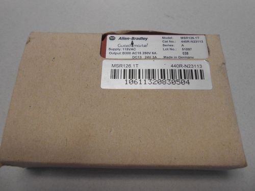 ALLEN BRADLEY MSR126.1T GUARD MASTER SAFETY RELAY