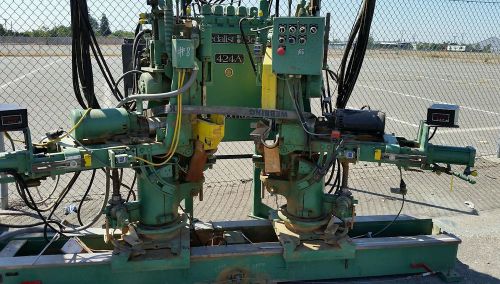 Boring Machine Bell Medallion  424A Double End Miter and Boring