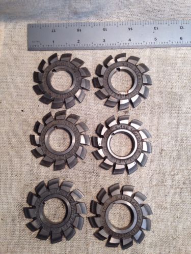 12 Pitch G.T. Co. Gear Cutter Set (incomplete)