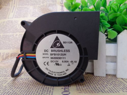 DELTA BFB1012UH 12V6A High Speed Turbine Cooling   4-Pin Fan DIY Exhauster