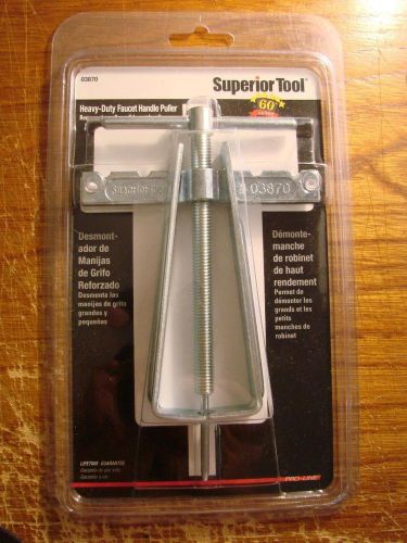 Superior Tool Heavy Duty Faucet Handle Puller NEW Free Shipping
