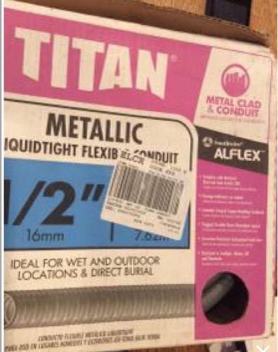 Titan Metallic Liquidtight Flexible Conduit 1/2 In X 25Ft