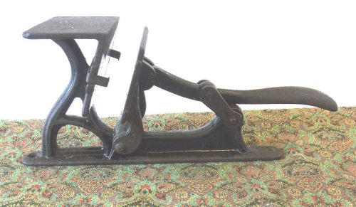 ANTIQUE CAST IRON SMALL CARD LETTERPRESS HAND PRINTING PRESS CALLING BUSINESS