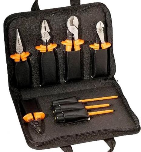 Klein tools 8 piece 1000 volt insulated tool kit - case for sale
