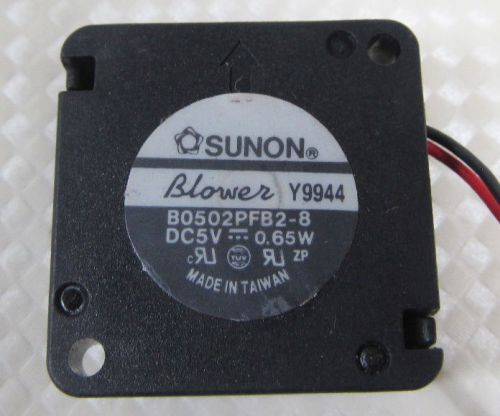 SUNON Mini DC Blower Fan B0502PFB2-8 25x25x10mm 5V 0.65W 2pin Connector 10pcs