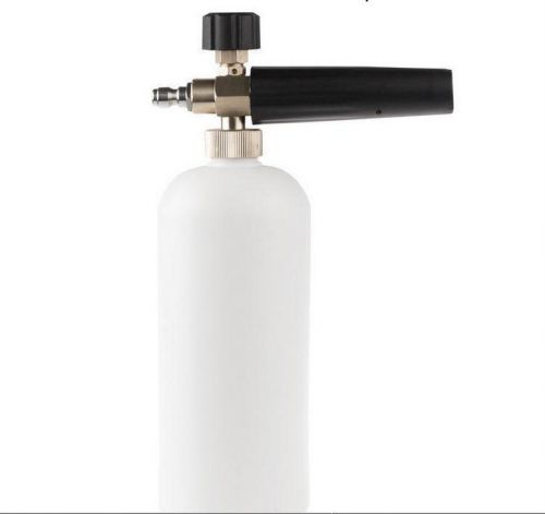 New adjustable snow foam lance washer soap 1l bottle car wash gun 1/4&#034; f inlet for sale
