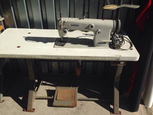 BROTHER DB2-B755-3 Single Needle Industrial Sewing Machine With Table