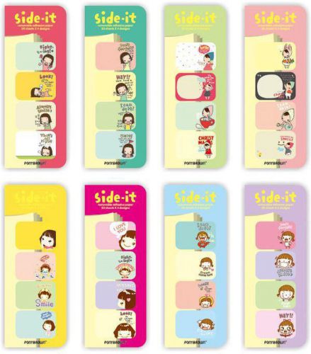 s)  Cute Girl Sticker Paste Bookmark Marker Pads Index Flag Sticky Notes 1PC