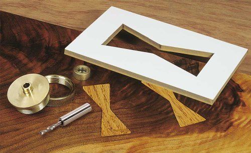 Mlcs 9177 brass router inlay kit with router bit new for sale