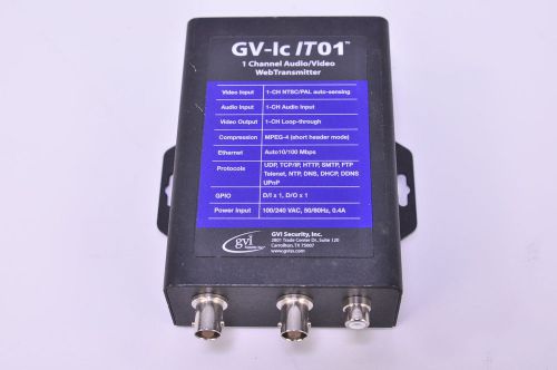 GVI GV-ICIT01 Surveillance 1 Channel Audio/Video Web Transmitter Video Server