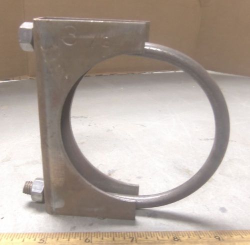 Heavy duty – 3  1/2 ” steel loop clamp (nos) for sale
