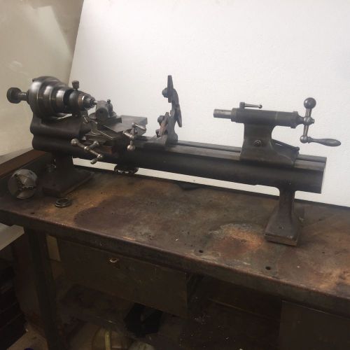 Rivett #3 precision bench lathe w tooling, watch clock instrument antique vintag for sale