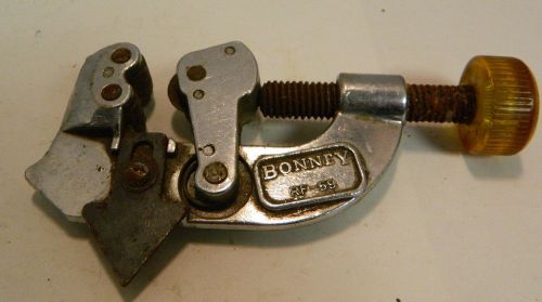 Vintage Miniature Bonny Pipe Cutter RF-59 1/8&#034; - 1&#034; Made In USA Good Condition
