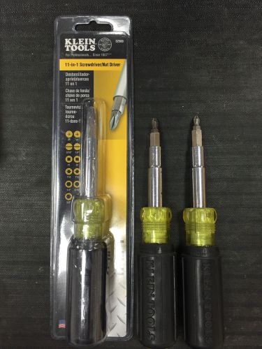 Set of 3 Klein Tools 32500 11-in-1 Screwdriver/Nutdriver (1 new) *Free Shipping*