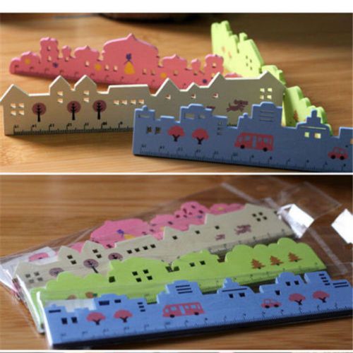 Fd2416 sweet house style wooden ruler stationery wood ruler scale ruler ~1pc~ ? for sale