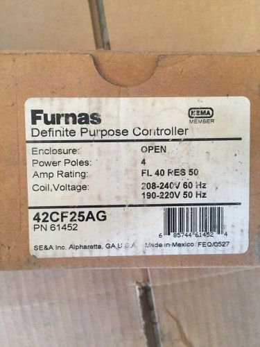 Furnas electric company contactor 42cf25ag 50amp dental for sale