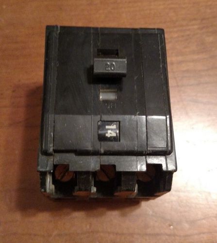 Square d type qob 320 20 amp 120/240v circuit breaker free shipping! for sale