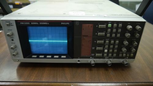 Philips/Fluke PM 3355 60 MHz 250 MS/s Oscilloscope