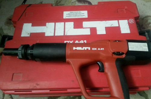 HILTI DX A41 POWDER ACTUATED NAIL STUD GUN
