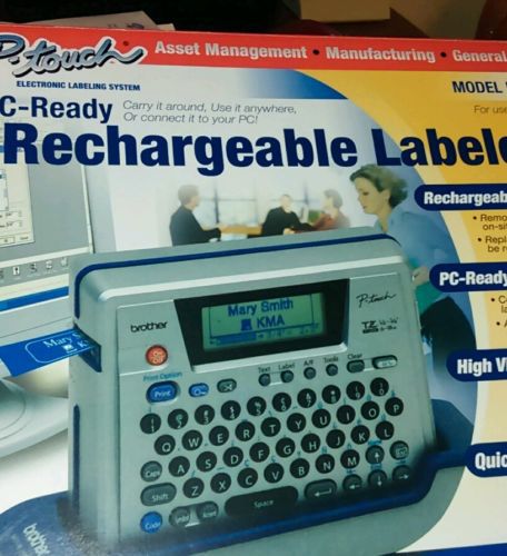 Brother P-touch PT-18R Rechargeable Labeler Pc-Ready