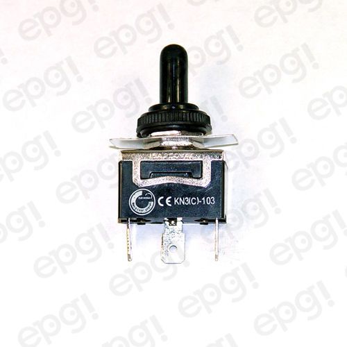 Toggle switch momentary spdt 3p c/o (on)-off-(on) spade w/boot cvr#661950/665001 for sale