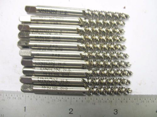 10- NEW AMERICAN MADE UNION TOOL 10-24 , GH3, SPIRAL FLUTE  TAPS.